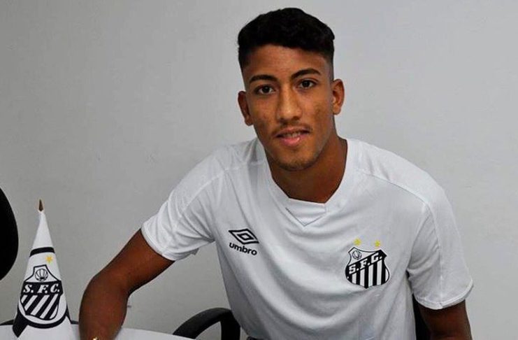 Bruno Marques é do Lagarto FC e está emprestado ao Santos desde 2018
