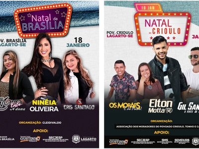 Natais dos povoados Brasília e Crioulo acontecem neste final de semana