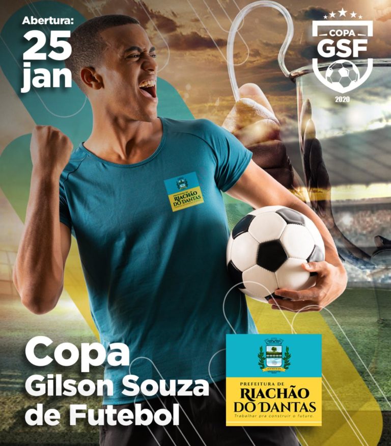 Copa Gilson Souza de Futebol de Riachão do Dantas terá início no próximo dia 25