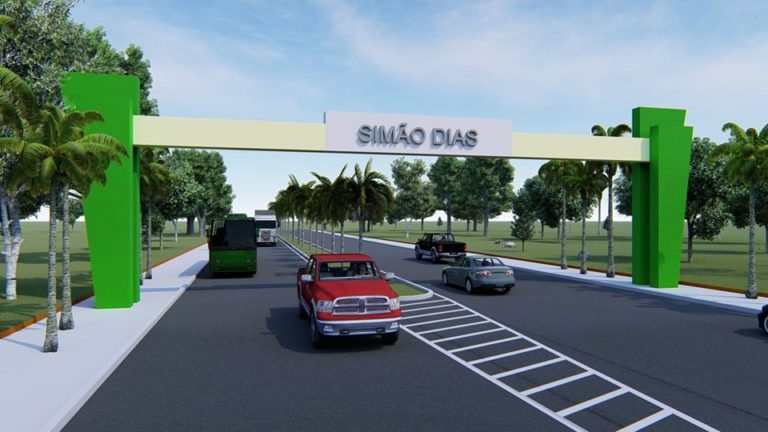 Assinada ordem de serviço para a construção de pórticos na entrada de Simão Dias