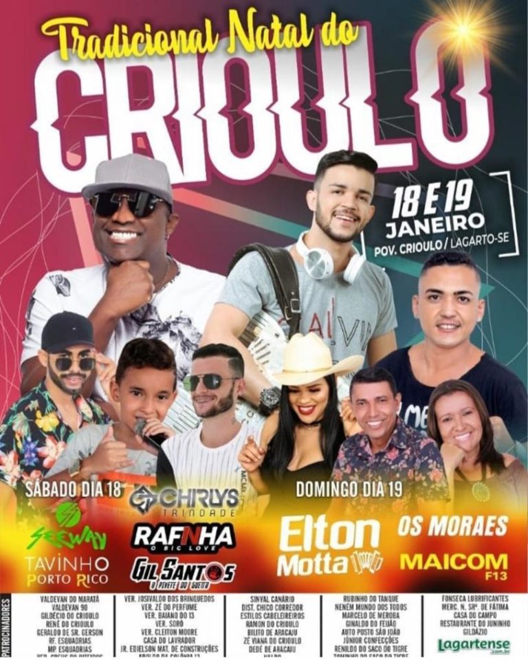 Fim de semana: Seeway e Elton Mota comandam o Natal do Crioulo