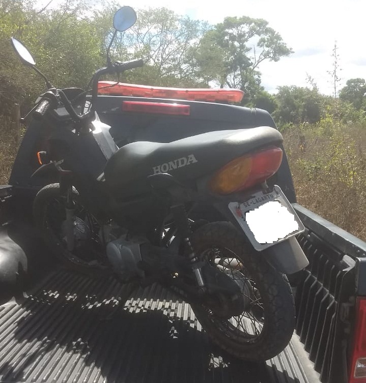 Policiais do 7° BPM recuperam motocicleta roubada em Lagarto