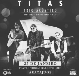 Titãs se apresenta em Aracaju neste sábado, 25