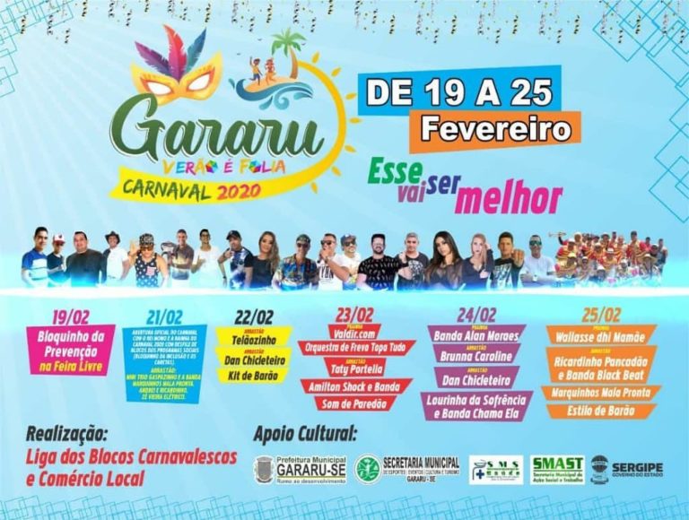 Carnaval Verão é Folia 2020 – Gararu/SE