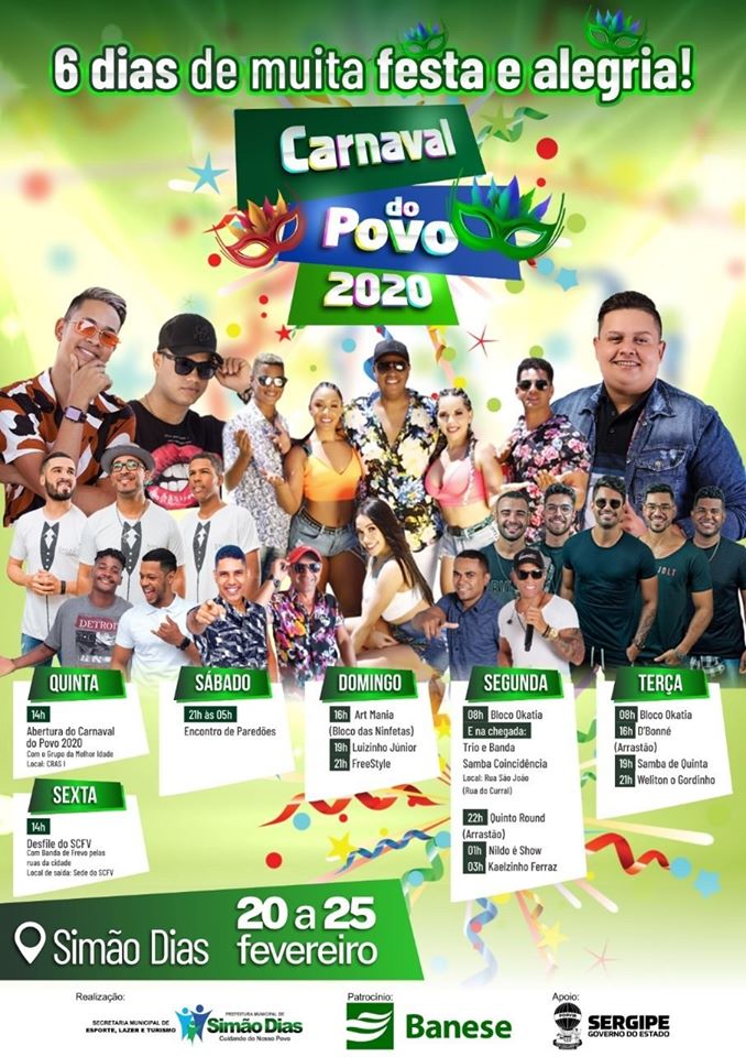 Carnaval do Povo 2020 – Simão Dias/SE