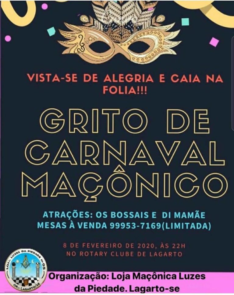 Grito de Carnaval Maçônico – Lagarto/SE