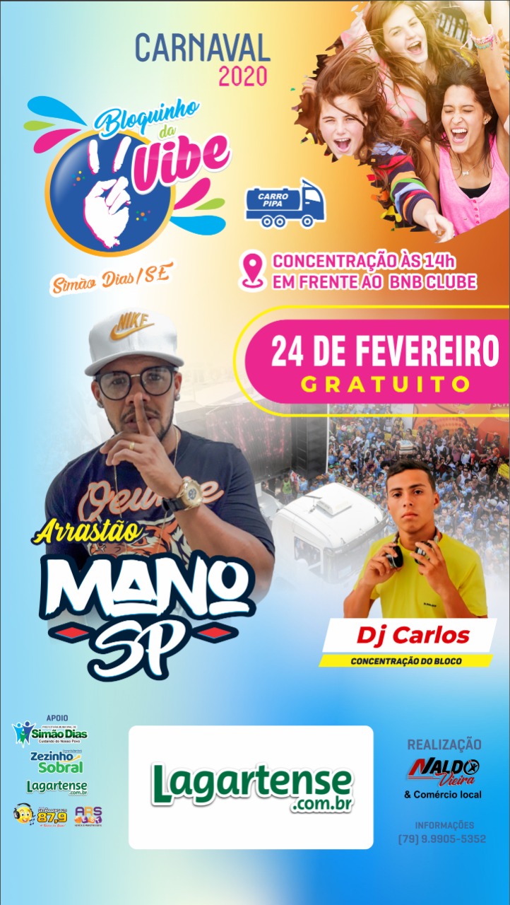 Bloquinho da Vibe – Carnaval 2020 – Simão Dias/SE