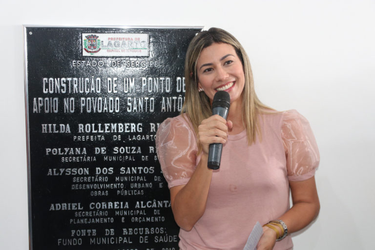 Prefeita Hilda inaugura posto de saúde no povoado Santo Antônio