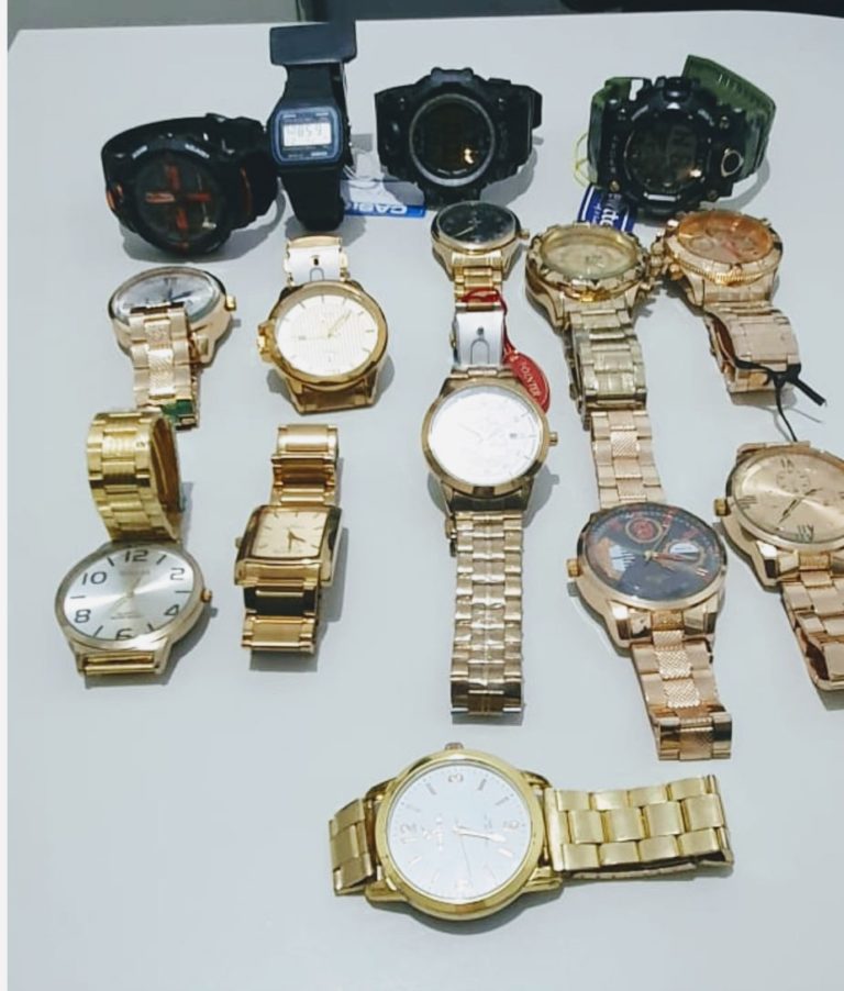 7° BPM recupera 15 relógios furtados em loja de Lagarto