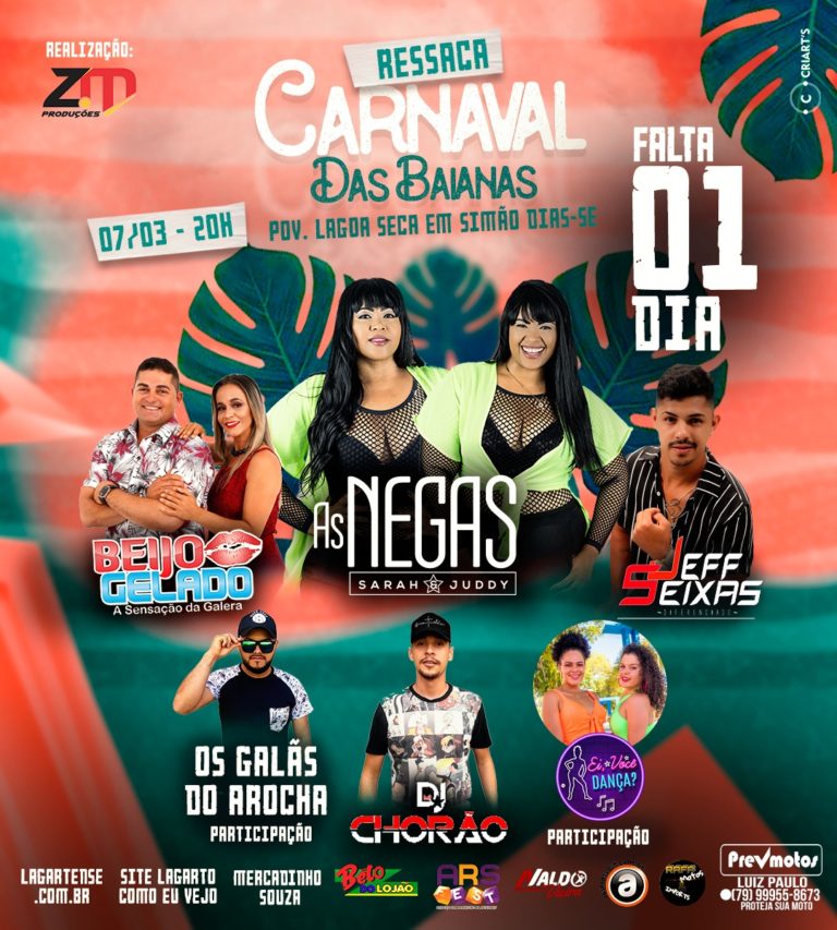 Ressaca Carnaval das Baianas – Simão Dias/SE