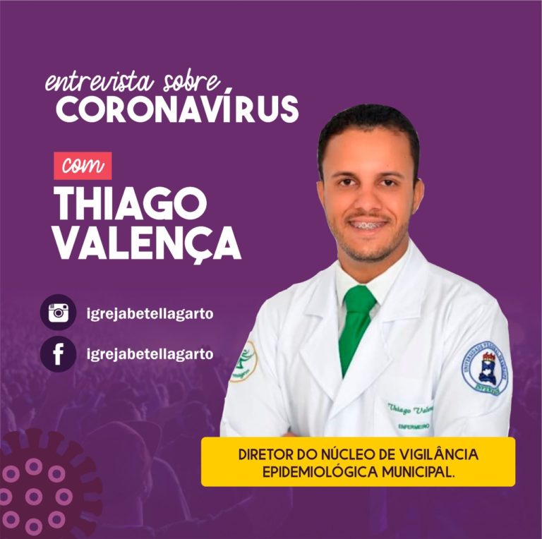 Entrevista ao-vivo com o Thiago Valença – Diretor do Núcleo de Vigilância Epidemiológica de Lagarto
