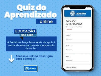 Prefeitura de Lagarto disponibiliza app para os alunos da rede municipal de ensino