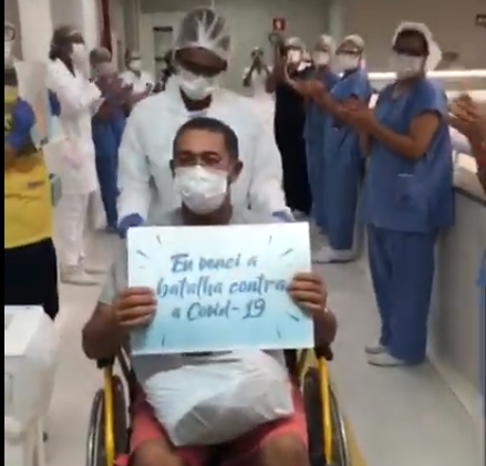 PM de Sergipe é curado da Covid-19 e deixa hospital sob aplausos