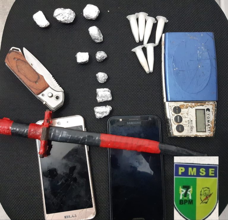 Traficante é preso em flagrante pelo 7ºBPM em Lagarto