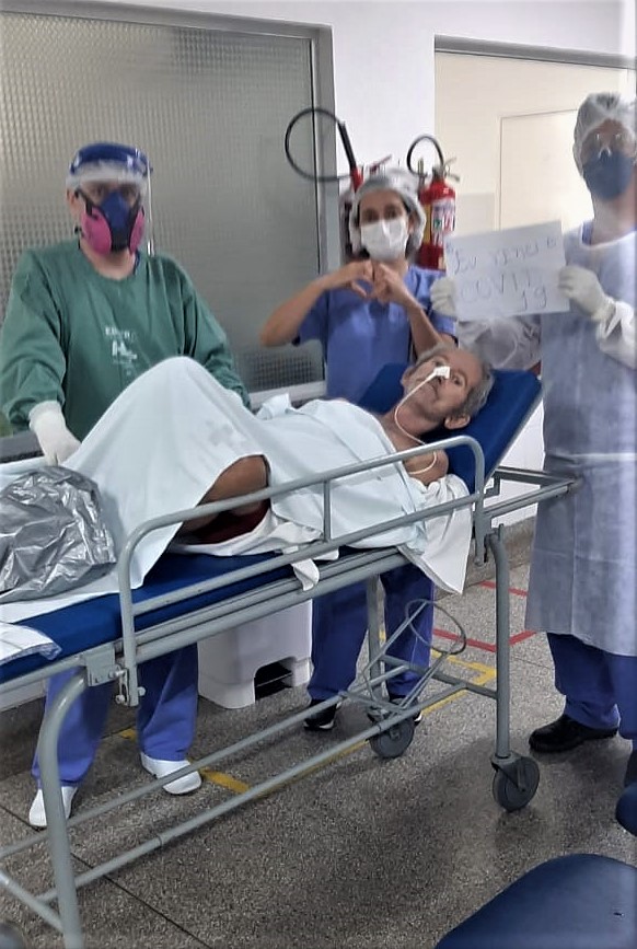 Paciente de 55 anos é curado do Coronavírus no  HUL