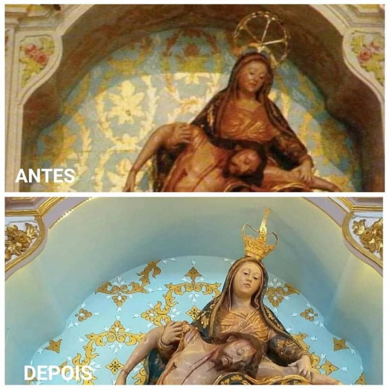 Intervenções em pinturas da Igreja Matriz de Lagarto geram críticas
