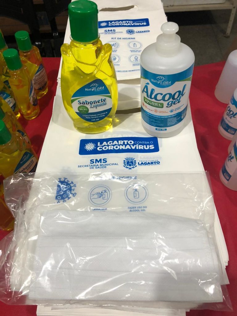 Prefeitura de Lagarto inicia a entrega de 25 mil kits de higiene para a população