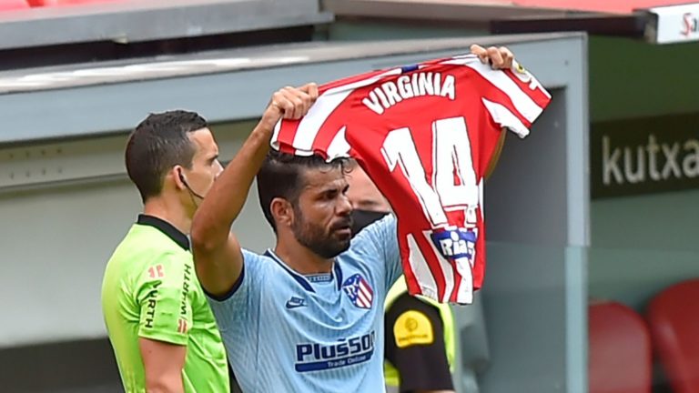 Diego Costa marca gol de empate do Atlético de Madrid na volta de LaLiga