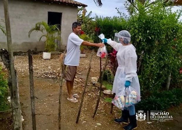 Prefeitura de Riachão do Dantas distribui mais kits de higiene