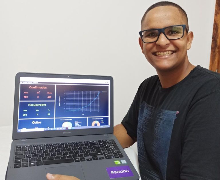 Aluno do IFS cria plataforma de monitoramento da Covid-19 em Lagarto