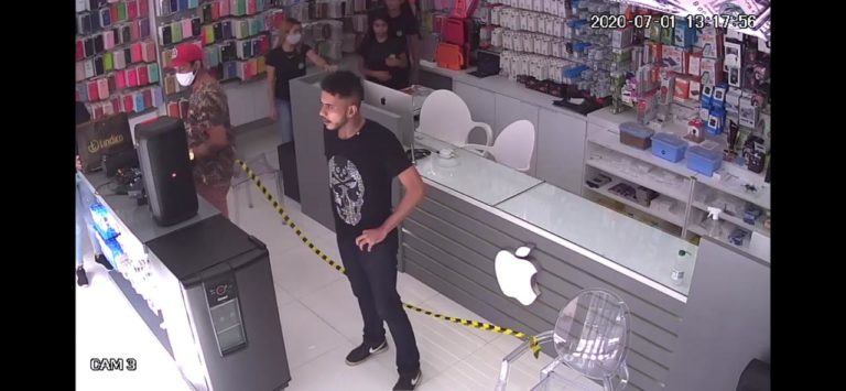 Loja de Iphones é assaltada no centro comercial de Lagarto