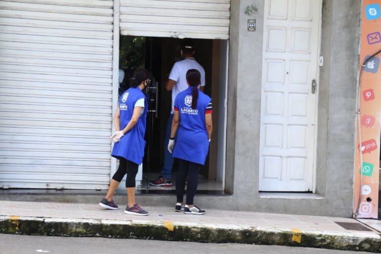 Prefeitura de Lagarto realiza fiscalização no comércio do centro da cidade