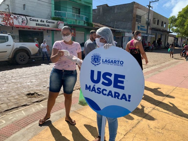 Prefeitura de Lagarto distribui máscaras de proteção nos povoados