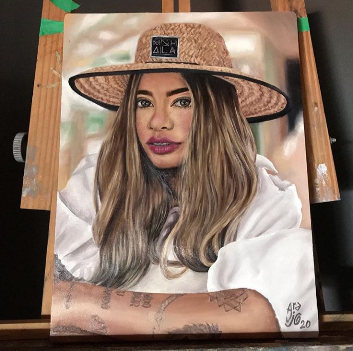 Obra de artista lagartense chama a atenção da irmã do Neymar nas redes sociais