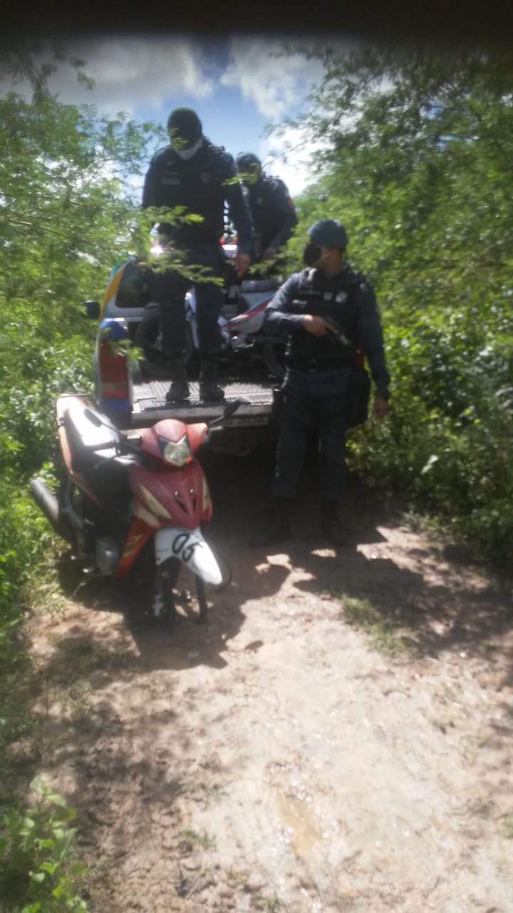 Suspeitos de roubar e desmanchar motos em Lagarto são presos pelo 7ºBPM