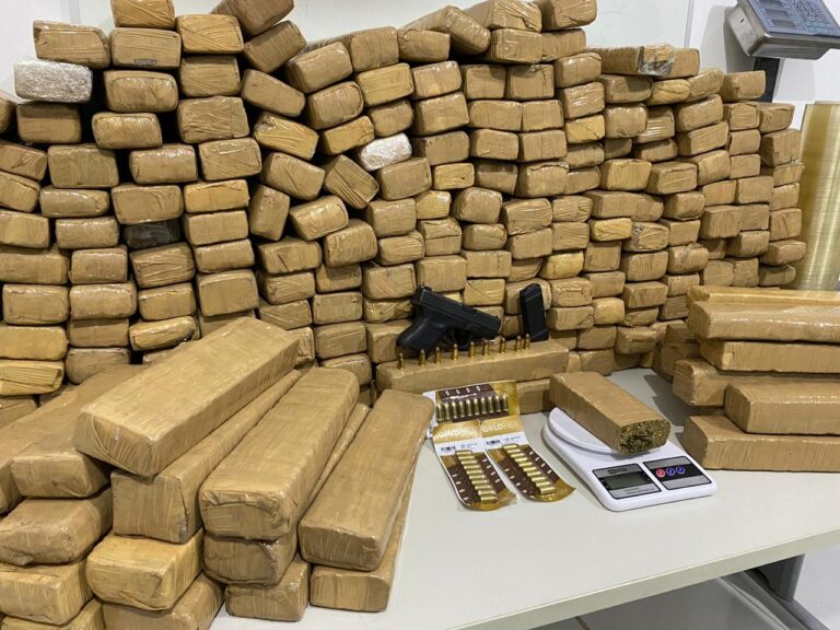 Polícia apreende 200kg de maconha e desativa rota interestadual de tráfico de drogas