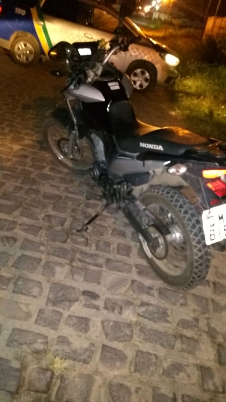 Moto furtada é recuperada pelo 7ºBPM antes da vítima descobrir o crime