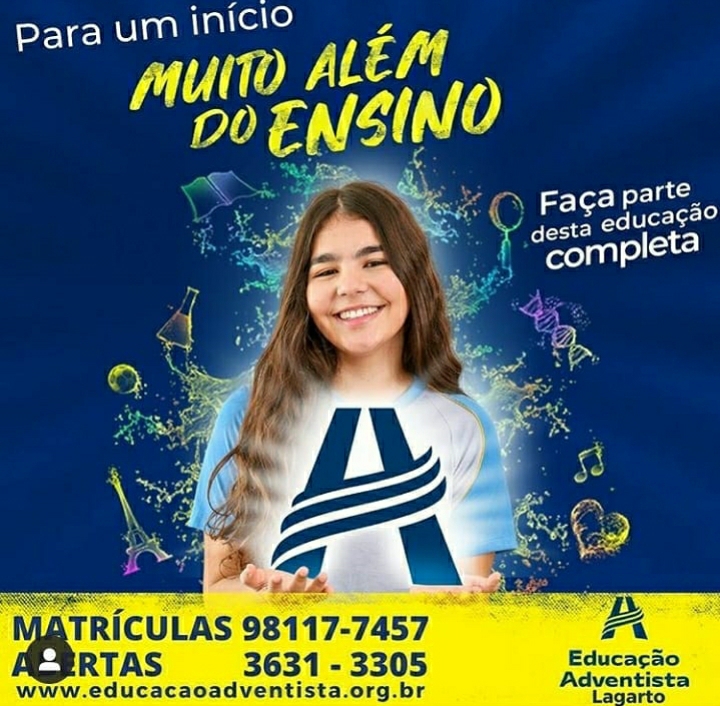 A Escola Adventista de Lagarto está com matrículas abertas para 2021