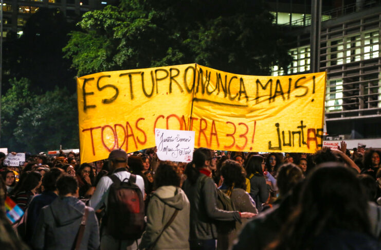 São Paulo 08/06/2016 2º ato Por Todas Elas na Avenida Paulista, contra o estupro. Foto Paulo Pinto/AGPT