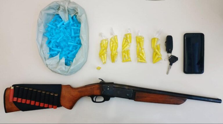PC prende suspeito por tráfico de drogas e porte ilegal de arma de fogo em Lagarto