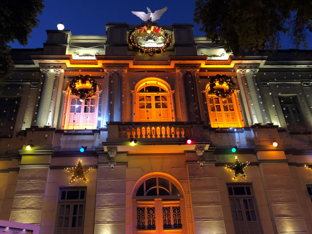 Iluminação no Museu anuncia o Natal da Gente Sergipana 2020