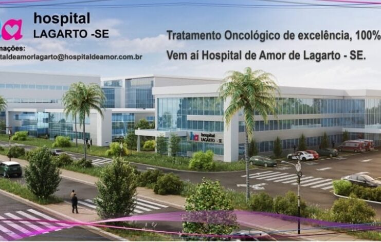 HA divulgou imagem do projeto urbanístico do complexo oncológico de Lagarto