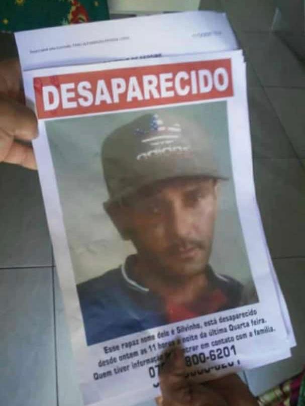 Morador de Umbaúba está desaparecido desde a última quarta-feira, 9