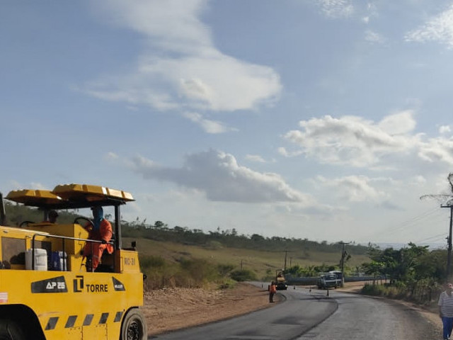 Avança Sergipe: Rodovia que liga Simão Dias e Pinhão já tem trecho concluído
