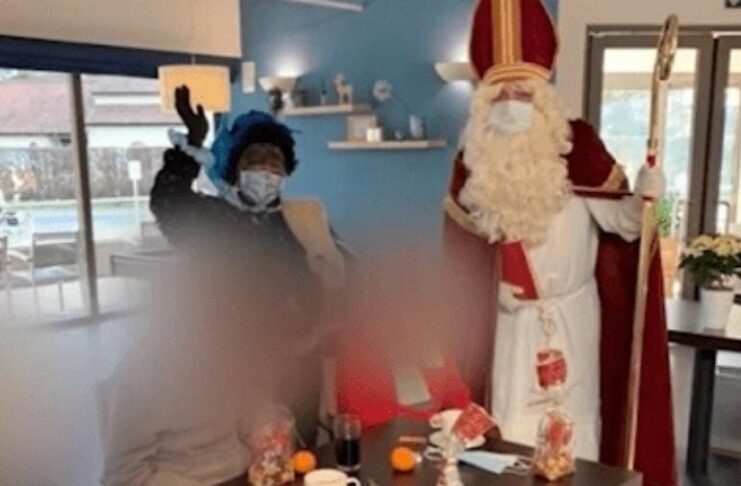 papai-noel-asilo-belgica-covid-coronavirus