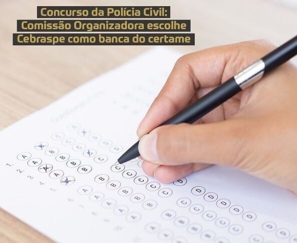 Polícia Civil anunciou a escolha da banca pelas redes sociais