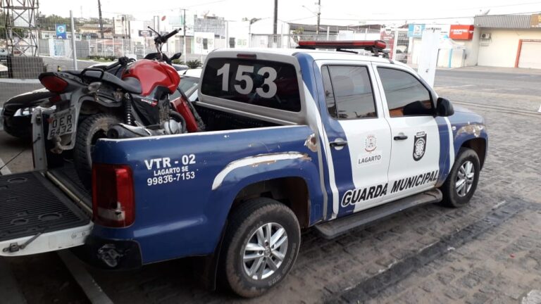 Com o apoio da DTTU, GM de Lagarto recupera moto roubada