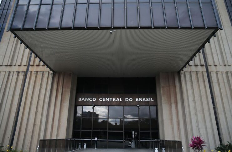 Edifício-sede do Banco Central no Setor Bancário Norte, em lote doado pela Prefeitura de Brasília, em outubro de 1967