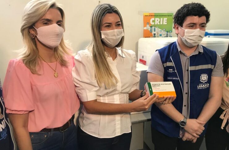 Lagarto recebeu 1.521 doses da Coronavac na semana passada