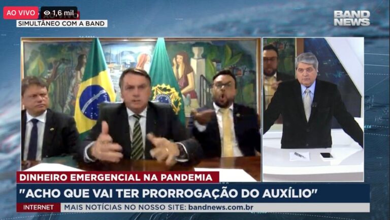 Bolsonaro: “Acho que vai ter prorrogação do auxílio”