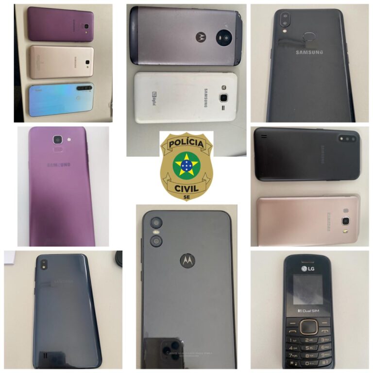 Em janeiro, Polícia Civil de Simão Dias recuperou 12 celulares