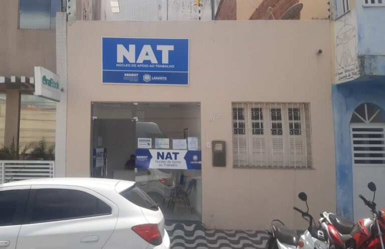 NAT disponibiliza vagas de trabalho para PCD e consultor de vendas em Lagarto