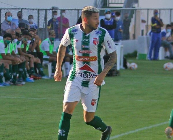 Felipe Alves, atacante do Lagarto — Foto: Ricardo Rocha/Lagarto FC