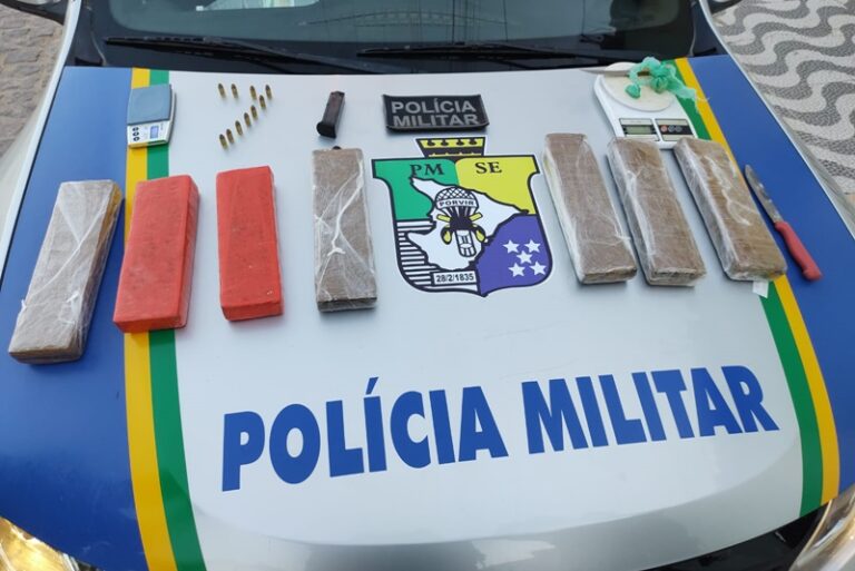 Polícia Militar apreende drogas na cidade de Lagarto