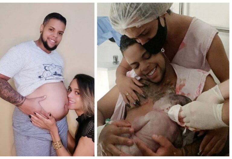 Homem trans dá à luz a uma menina