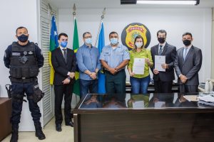 Registro da solenidade realizada na Superintendência da PF em Aracaju